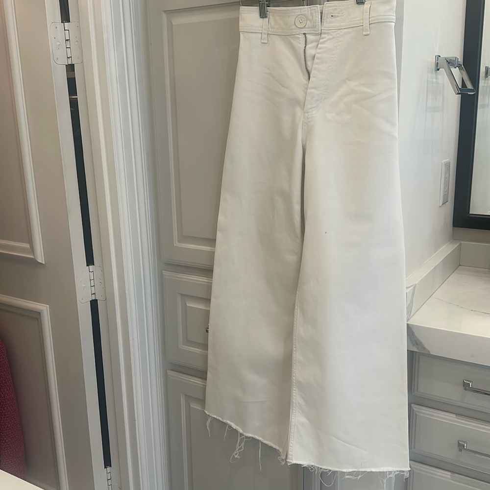 Zara white jeans
